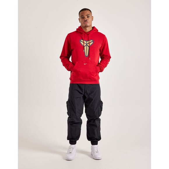 Nike Kobe Bryant Dri-FIT Pullover Red Basketball Hoodie Size Large HF0066-636 - Picture 4 of 11